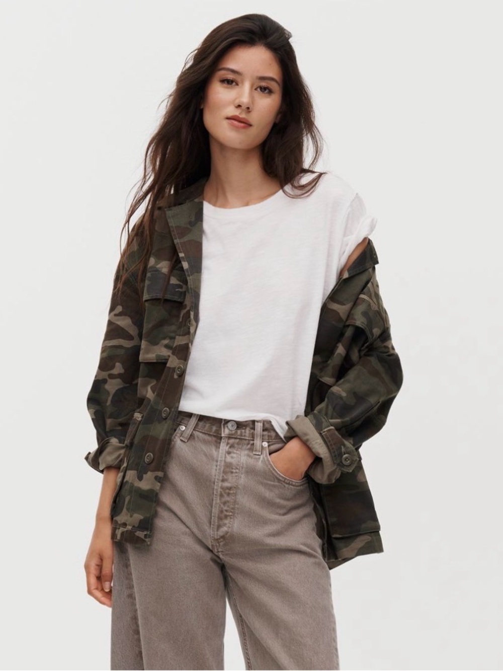 Pilcro Bennie Slim Crew T Shirt